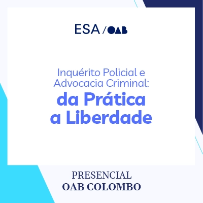 5878 Inquérito Policial e Advocacia Criminal: da Prática a Liberdade